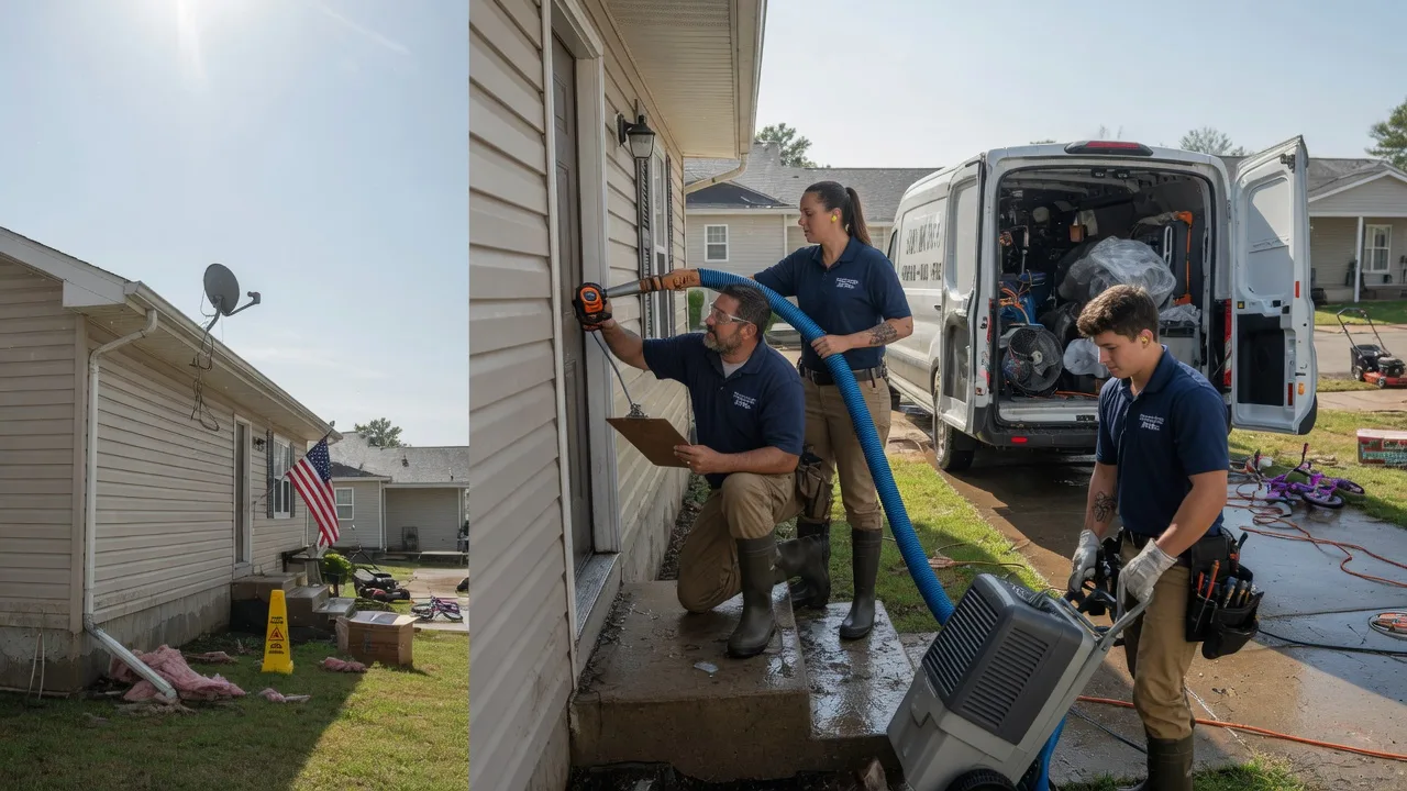Ceiling Water Damage Restoration in Pierce, ID near me